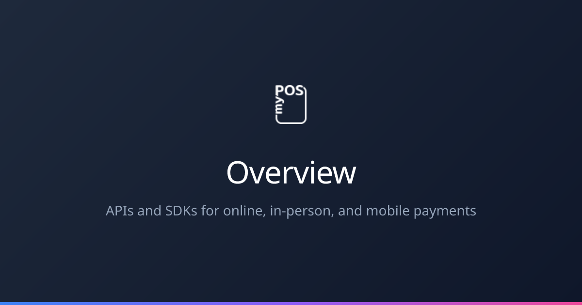 Payment API - myPOS Developers Portal